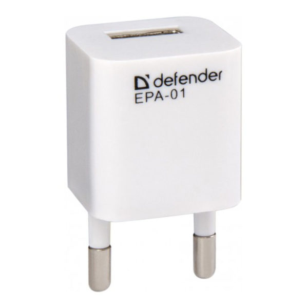 Адаптер питания 220B с USB 1-port DEFENDER EPA-01