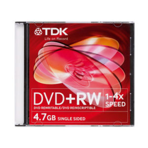 DVD+RW TDK 4.7 Gb 4x  Slim