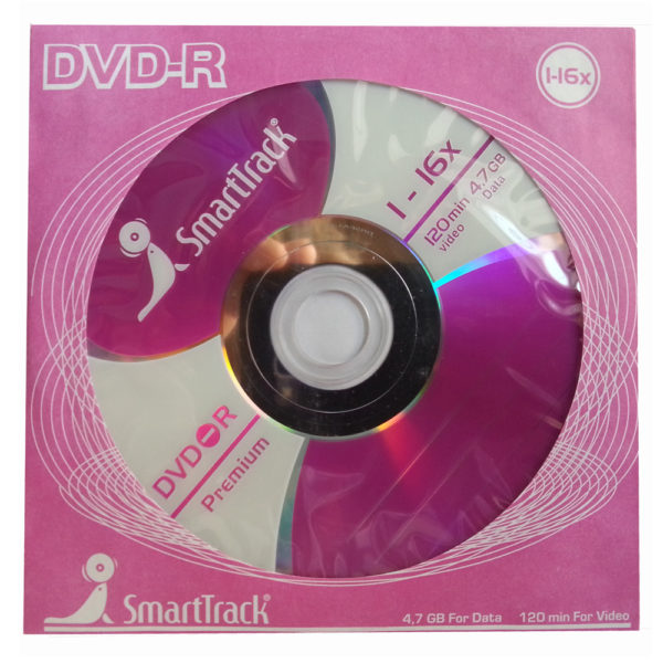 Диск DVD-R SmartTrack 16х 4.7Gb (в конверте)