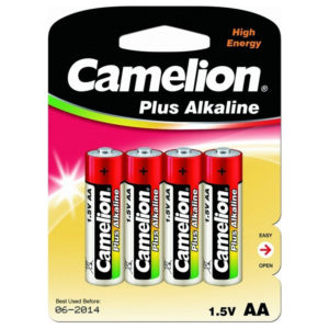 Батарея AA Camelion LR6-BL4 Plus Alkaline (4шт)
