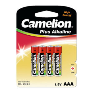 Батарея AAA Camelion LR03-BL4 Plus Alkaline (4шт)