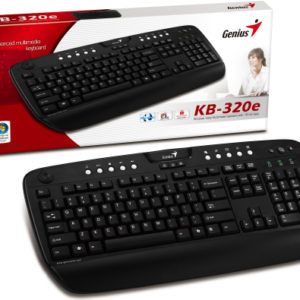 Клавиатура USB Genius KB-320e Black M/M