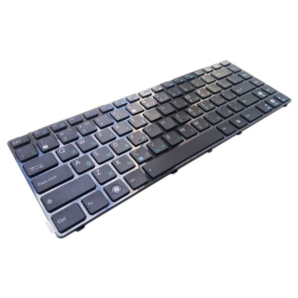 Клавиатура для ноутбука Asus K42, N43, N82, U31, U35, U41, UL30 Black Чёрная (K42-US, MB302-001, 04GN0N1KRU00-2, 04GN0N1KRU00-3)