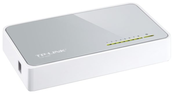 Коммутатор TP-LINK TL-SF1008D 8-port 10/100M Desktop Switch, SNMP, Plastic case