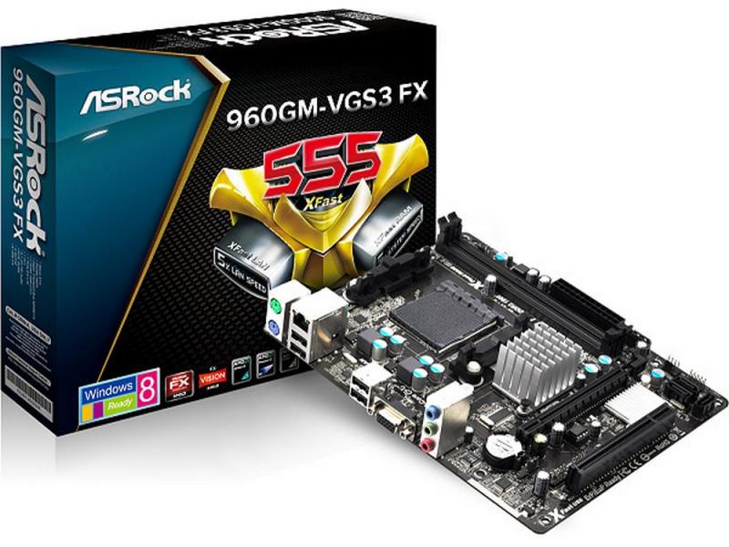 Asrock 960gm vgs3 fx нет изображения