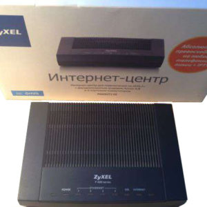 Факс-модем ZyXEL OMNI ADSL2+ 660HT2 EE (внеш) 4-LAN  RTL (c 4-портовым коммутатором)