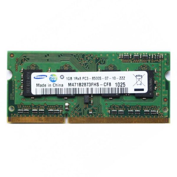 Модуль памяти SO-DIMM DDR3 1Gb PC-8500 1066 Mhz SAMSUNG