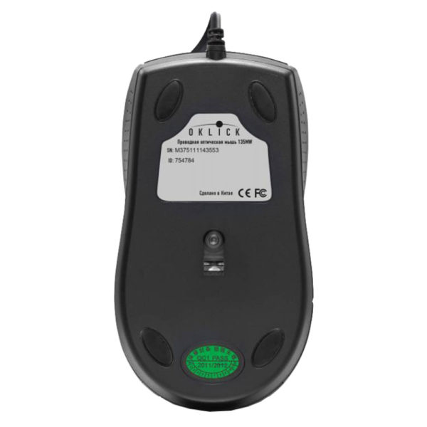 Мышь Oklick 135M USB черная