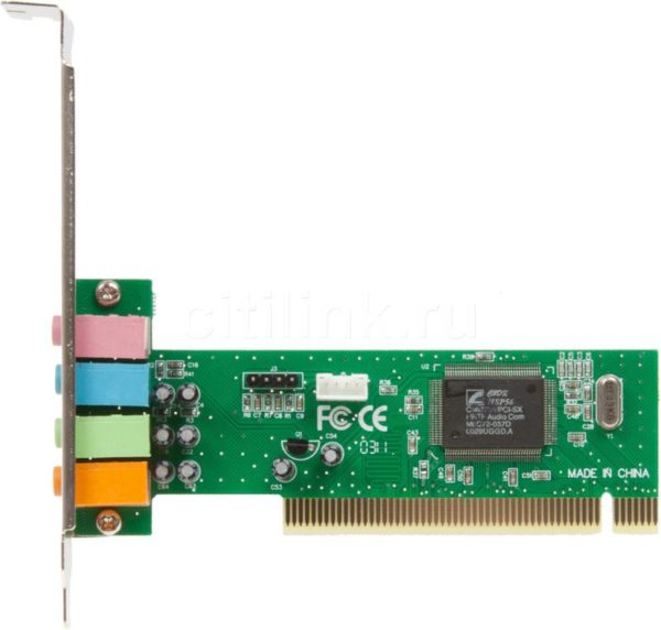 Звуковая карта (S/B) PCI C-Media 8738 4-Ch