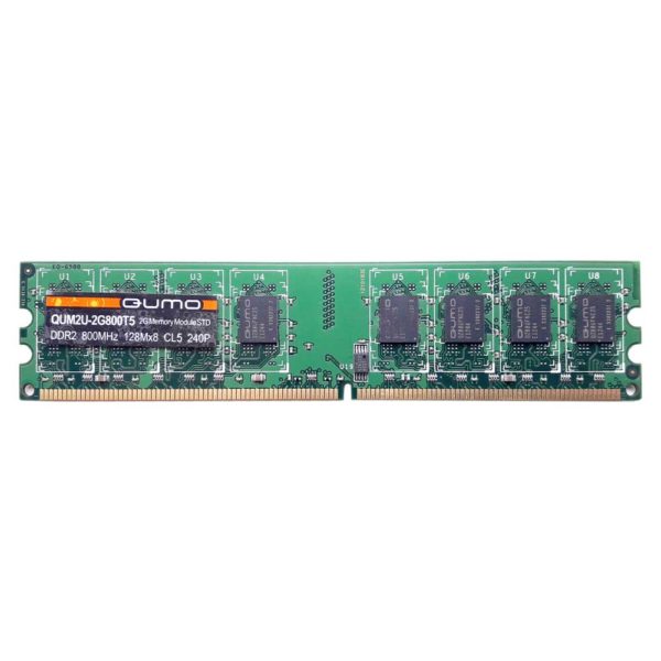 Модуль памяти DDR2 2 ГБ PC6400 800 Mhz Qumo (QUM2U-2G800T5)