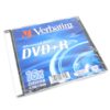 Диск DVD+R 4,7 Gb 16x Slim Verbatim Color (43556)