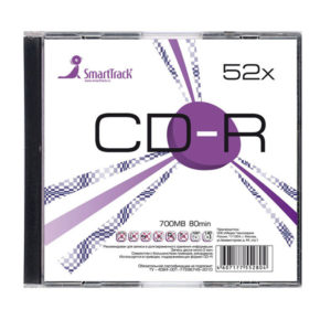Диск CD-R SmartTrack 700Мб 80 min 52x Slim
