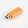 Адаптер Flash 8 Gb USB 2.0 Verbatim PinStripe Оранжевый (47389)
