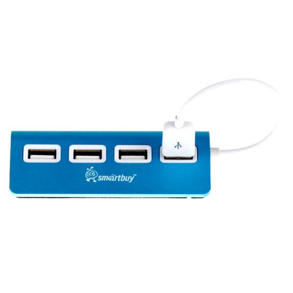 HUB USB 2.0 4-port SmartBuy AIR Blue (SBHA-181-B) Голубой