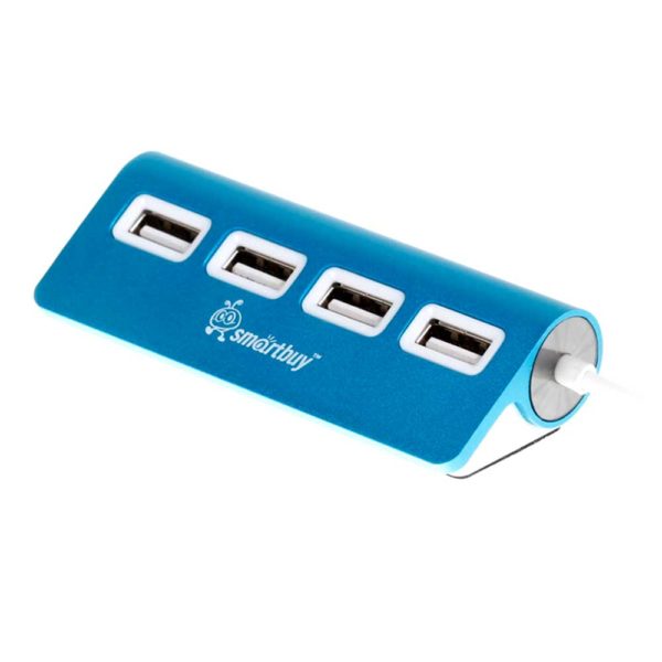 HUB USB 2.0 4-port SmartBuy AIR Blue (SBHA-181-B) Голубой