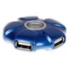HUB USB 2.0 4-port SmartBuy UFO Blue (SBHA-143-B) Голубой