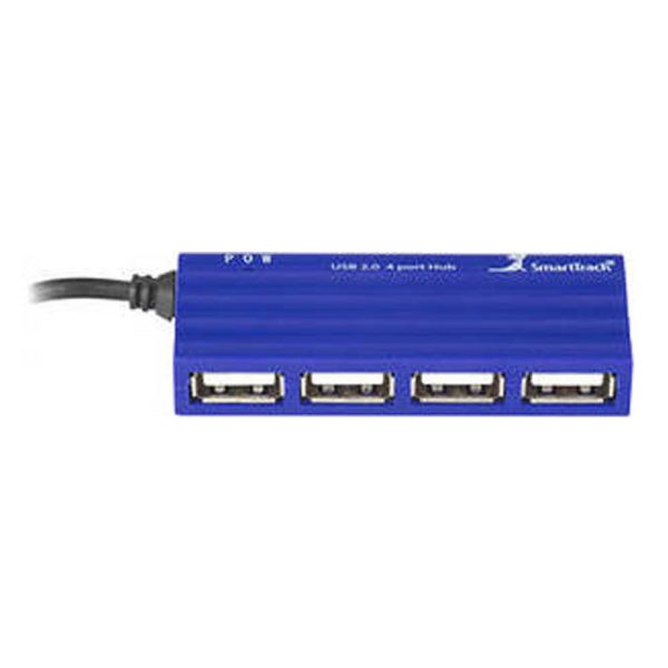 HUB USB 2.0 4-port SmartBuy HabMaster Blue (SBHA-6810-B) Голубой