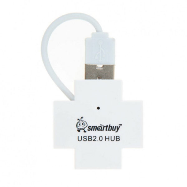 HUB USB 2.0 4-port SmartBuy HabMaster White (STHA-6900-W) Белый