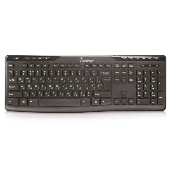 Клавиатура USB SmartBuy 209 Мультимедийная Black Чёрная (SBK-209U-K)
