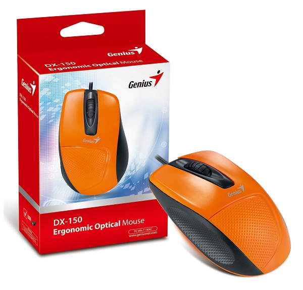 mouse Genius DX 150 Black Orange 3