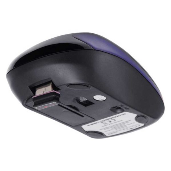 Мышь USB Oklick 355MW Беспроводная чёрно-синяя