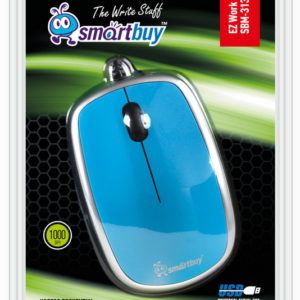 Мышь USB SmartBuy 313 Blue/Silver (SBM-313-BS)