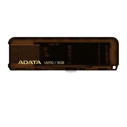 Адаптер Flash 8 Gb USB 2.0 A-Data UV110 AUV110-8G-RBR Коричневый, прозрачный