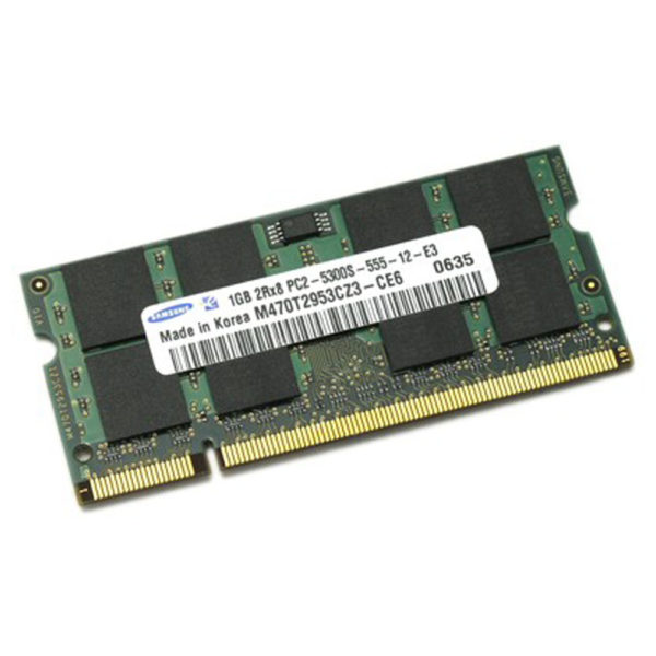 Модуль памяти SO-DIMM DDR2 1024 Mb PC-5300 677 Mhz