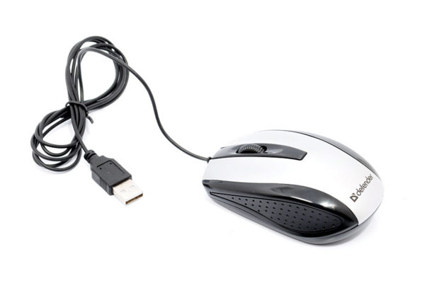 Мышь USB Defender Optimum MM-140 Silver 2кн+кл 800dpi Серебро