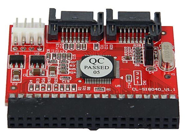 Переходник-конвертер IDE 3.5 - 2 х SATA Orient 1S-1BN двунаправленный