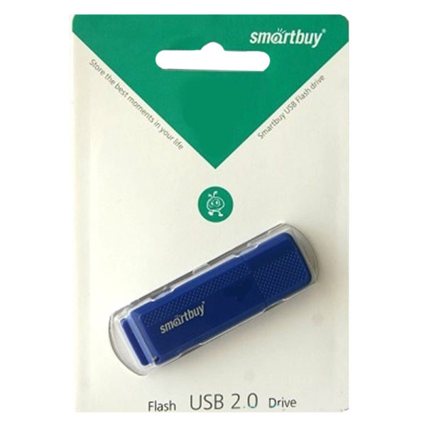 Адаптер Flash 16 Gb USB 2.0 SmartBuy Dock Blue Синий (SB16GBDK-B)
