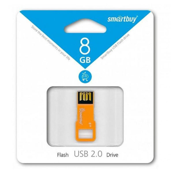 Адаптер Flash 8 Gb USB 2.0 SmartBuy BIZ Orange (SB8GBBIZ-O)