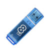 Адаптер Flash 8 Gb USB 2.0 SmartBuy Glossy series Blue Голубой