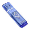 Адаптер Flash 4 Gb USB2.0 Smartbuy Glossy series Blue Синяя