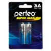 Батарея AA Perfeo Super Alkaline LR6-2BL (2 шт в упаковке)