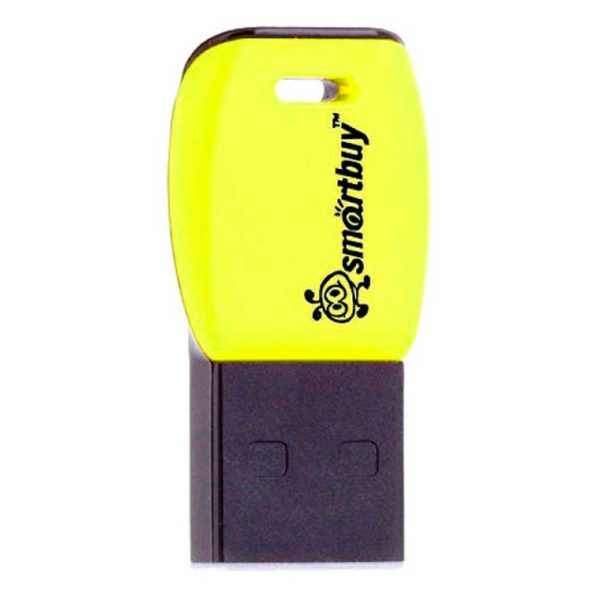 Адаптер Flash 4 Gb USB 2.0 Smartbuy Cobra Yellow Желтый