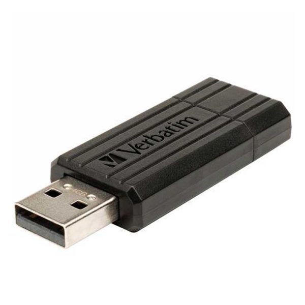Адаптер Flash 4 Gb USB 2.0 Verbatim PinStripe Black Черный