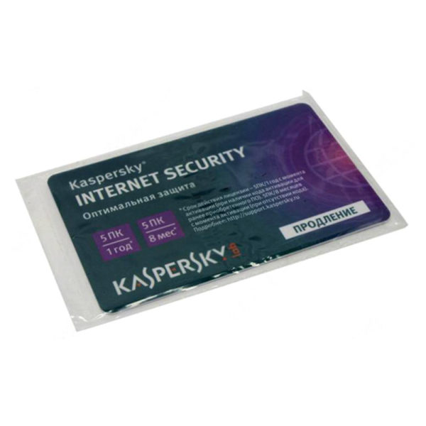 Программное обеспечение антивирусное Kaspersky Intenet Security Multi-Device Russian Edition на 1 год на 5 ПК OEM (продление)