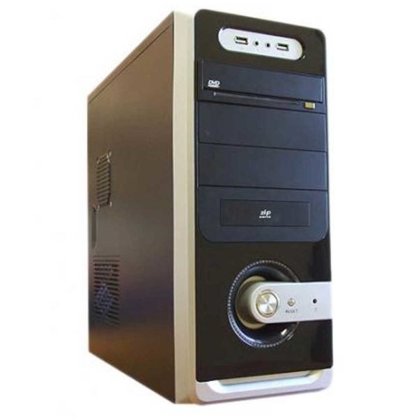 Корпус ATX Velton 3012 Black/Silver Черно-серебристый (без блока питания)