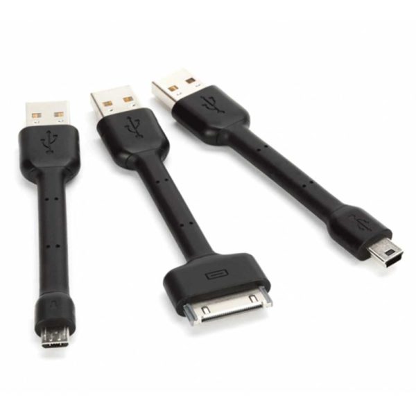 Набор кабелей 3 в 1 "Griffin" Mini USB, Micro USB, Apple iPhone 30-pin