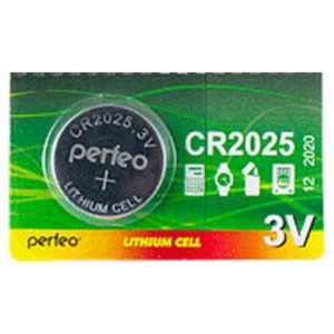 Батарея Perfeo CR2025 Lithium Cell 1 штука в блистере (PF CR2025/5BL)