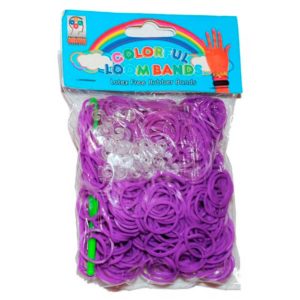 Резинки для плетения Фиолетовые (600шт)