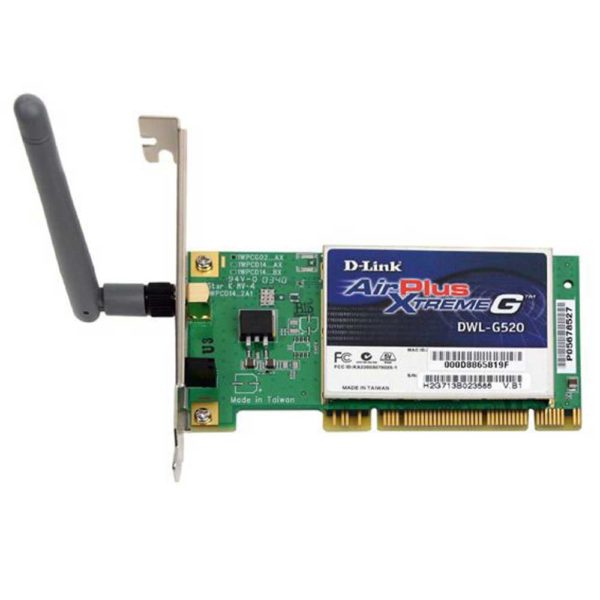 Сетевая карта беспроводная D-Link DWL-G520 802.11g 18dBM PCI