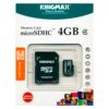 Карта памяти Kingmax 4 Gb (MicroSD) Class 4 + адаптер SD