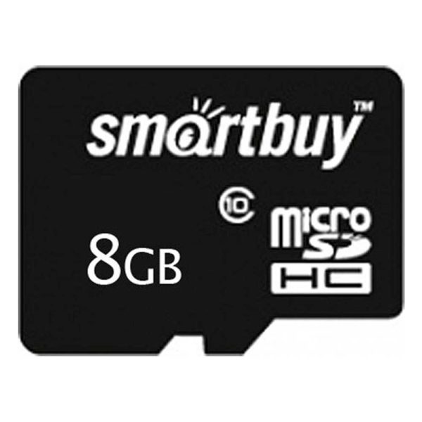 Карта памяти SmartBuy 8 Gb (MicroSD) Class 10 без адаптера SD