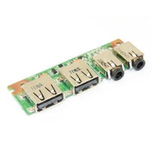 Плата 2xUSB, 2xAUDIO для ноутбука Asus K53SV, K53SD, K53E, A53E (K53SV IO BOARD, 69N0KDB10H01-01, 60-N3GIO1000-H01)