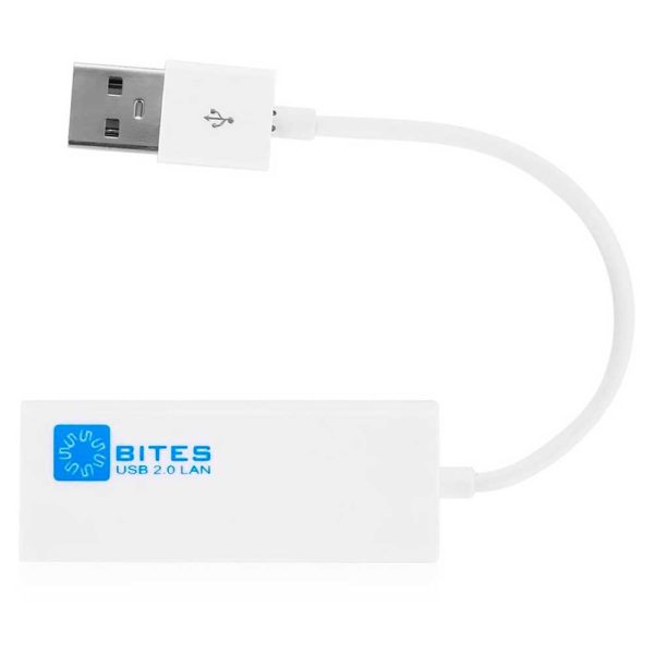 Сетевая карта Переходник Адаптер USB — RJ45 10/100 mb USB 10 cm White Белый (5bites UA2-45-02WH)