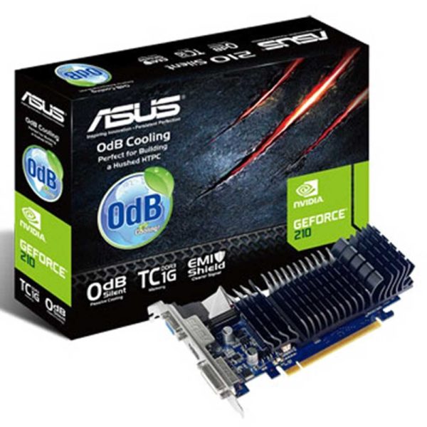 Видеокарта PCI-E 1024Mb ASUS GeForce 210 DDRIII 32bit VGA/DVI/HDMI/HDCP (210-SL-TC1GD3-L) RTL