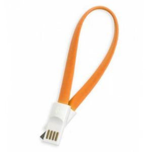 Дата-кабель USB -micro USB Smartbuy, магнитный, длина 0,2 метра Orange Оранжевый (iK-02m orange)
