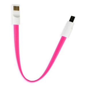 Дата-кабель USB -micro USB Smartbuy, магнитный, длина 0,2 метра Pink Розовый (iK-02m pink)